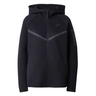 Nike Sportswear Tréning dzseki 'TECH FLEECE 2' sötétszürke / fekete