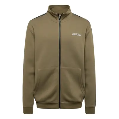 GUESS Sport szabadidős dzsekik 'Mickey' szürke / khaki / fekete / fehér