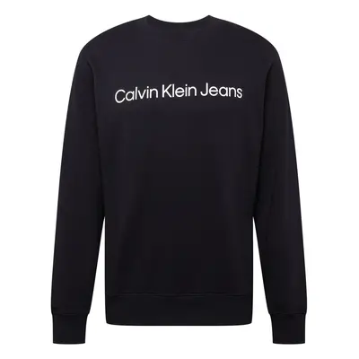 Calvin Klein Jeans Tréning póló fekete / fehér