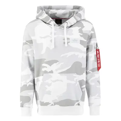 ALPHA INDUSTRIES Tréning póló szürke / piros / fekete / fehér