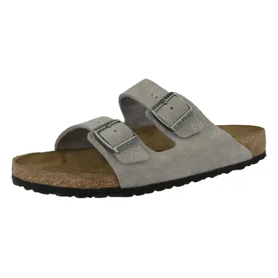 BIRKENSTOCK Papucs 'Arizona' greige / ezüst