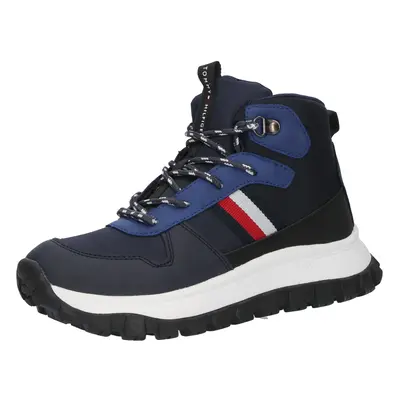 TOMMY HILFIGER Csizma kék / tengerészkék / piros / fehér