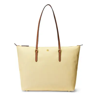 Lauren Ralph Lauren Shopper táska 'KEATON' barna / sárga