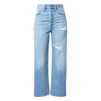 LEVI'S ® Farmer 'Ribcage Straight Ankle' kék farmer