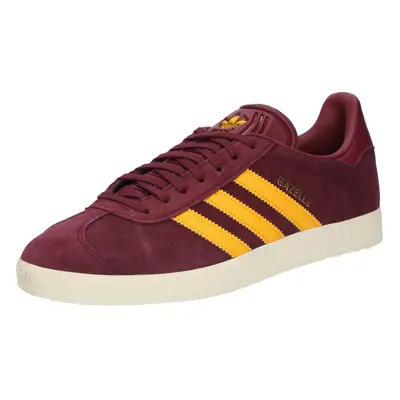 ADIDAS ORIGINALS Rövid szárú sportcipők 'GAZELLE MLS' gesztenyebarna / curry / arany