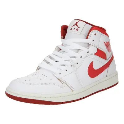 Jordan Magas szárú sportcipők 'Air Jordan 1' piros / fehér