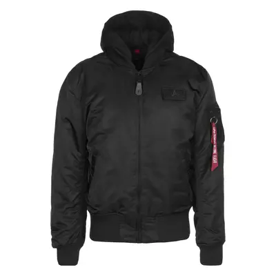 ALPHA INDUSTRIES Átmeneti dzseki 'MA-1 ZH' sötétvörös / fekete / fehér