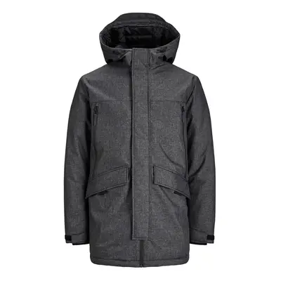 JACK & JONES Téli parka 'JCOBlack' fekete melír