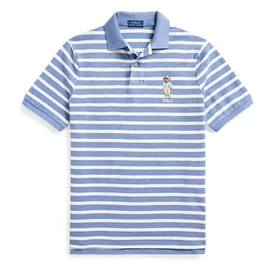 Polo Ralph Lauren Póló bézs / füstkék / fehér