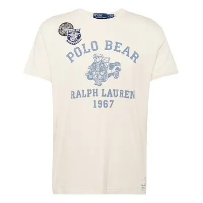 Polo Ralph Lauren Póló tengerészkék / világoskék / fekete / piszkosfehér