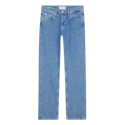 Calvin Klein Jeans Farmer 'LOW RISE STRAIGHT' kék / fehér