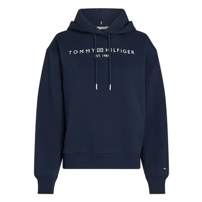 TOMMY HILFIGER Tréning póló tengerészkék / fehér