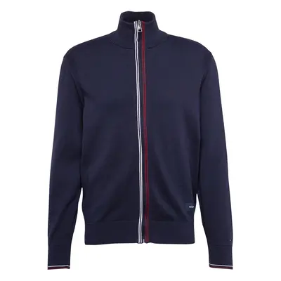 TOMMY HILFIGER Kardigán tengerészkék / piros / fehér