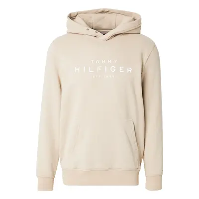 TOMMY HILFIGER Tréning póló bézs / fehér