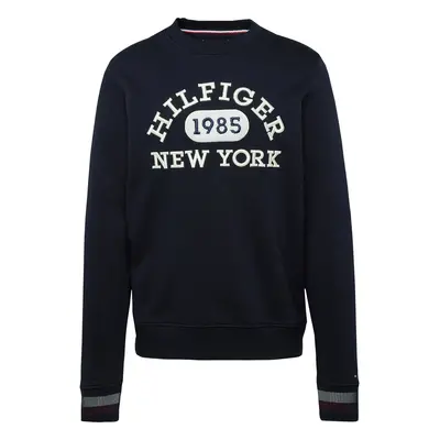 TOMMY HILFIGER Tréning póló tengerészkék / piros / fehér