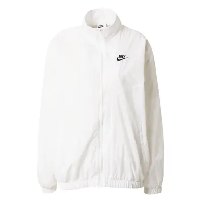 Nike Sportswear Átmeneti dzseki fekete / fehér