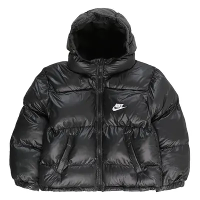 Nike Sportswear Téli dzseki fekete / fehér