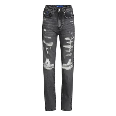 KARL LAGERFELD JEANS Farmer fekete / fehér