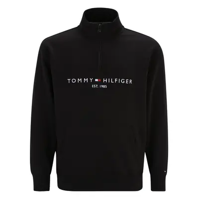 Tommy Hilfiger Big & Tall Tréning póló fekete / fehér