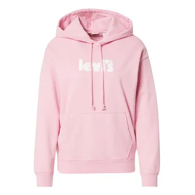 LEVI'S ® Tréning póló 'Graphic Standard Hoodie' világos-rózsaszín / fehér