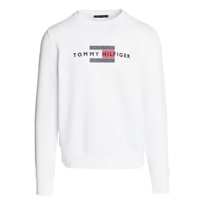 TOMMY HILFIGER Tréning póló tengerészkék / vérvörös / fehér