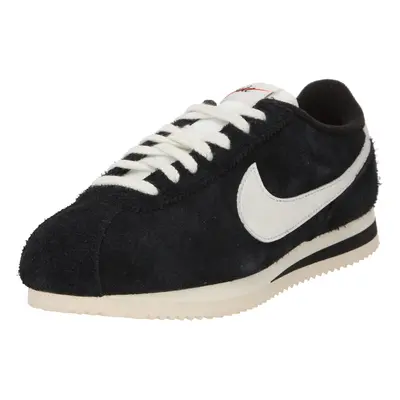 Nike Sportswear Rövid szárú sportcipők 'CORTEZ' fekete / piszkosfehér