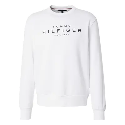 TOMMY HILFIGER Tréning póló fekete / fehér