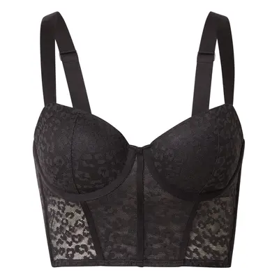 DKNY Intimates Melltartó sötétszürke / fekete