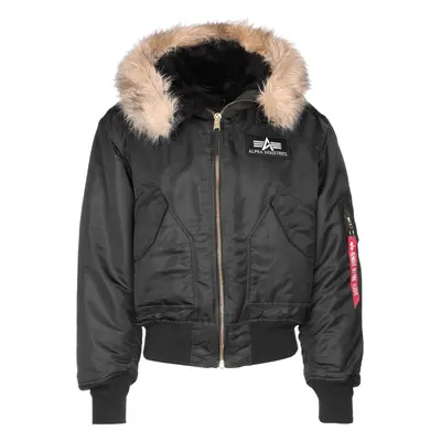 ALPHA INDUSTRIES Átmeneti dzseki piros / fekete / fehér