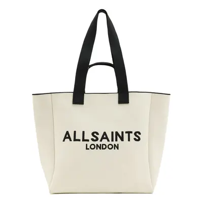 AllSaints Shopper táska 'IZZY' fekete / fehér