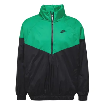 Nike Sportswear Átmeneti dzseki 'Windrunner' fűzöld / fekete