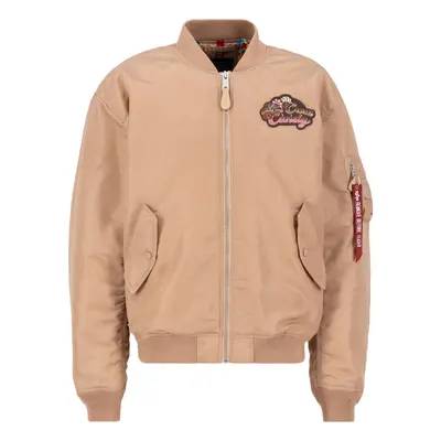 ALPHA INDUSTRIES Átmeneti dzseki 'MA-1 Candy Crew' barna / sárga / sárgabarack / rózsaszín