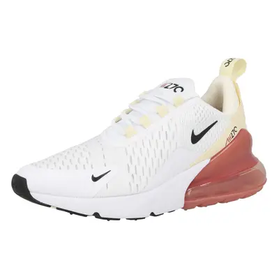 Nike Sportswear Rövid szárú sportcipők 'Air Max 270' világos sárga / fekete / fehér