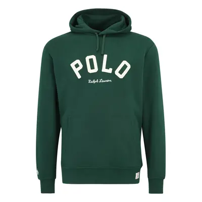 Polo Ralph Lauren Big & Tall Tréning póló sötétzöld / fehér