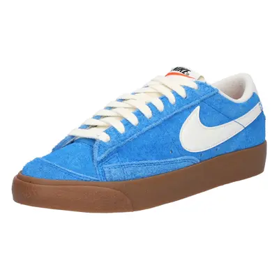 Nike Sportswear Rövid szárú sportcipők 'Blazer '77 Vintage' neonkék / fehér