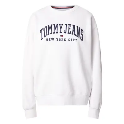 Tommy Jeans Tréning póló tengerészkék / fehér