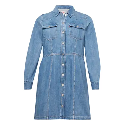 Levi's® Plus Ingruhák 'PL Flynn Western Dress' kék farmer