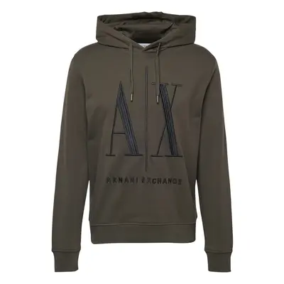 ARMANI EXCHANGE Tréning póló khaki / fekete