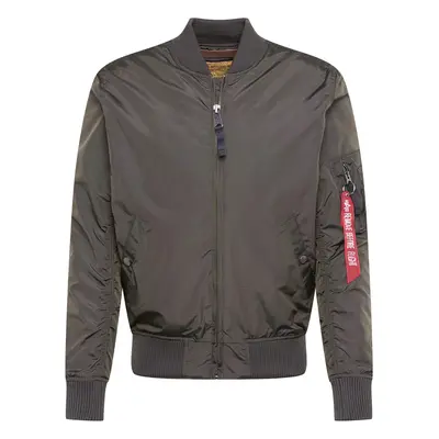 ALPHA INDUSTRIES Átmeneti dzseki 'MA-1 TT' grafit / piros / fehér