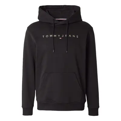 Tommy Jeans Tréning póló pasztellsárga / fekete