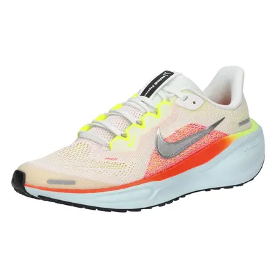 NIKE Sportcipő 'Air Zoom Pegasus 40' neonzöld / rózsaszín / ezüst / piszkosfehér