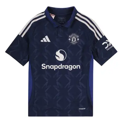 ADIDAS PERFORMANCE Funkcionális felső 'MANCHESTER UNITED 24/25 AWAY' kék / sötétkék / fehér