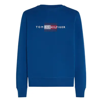 TOMMY HILFIGER Tréning póló tengerészkék / piros / fehér