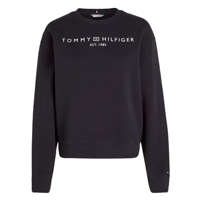 TOMMY HILFIGER Tréning póló sötétkék / piros / fekete / fehér