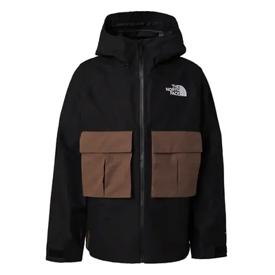 THE NORTH FACE Kültéri kabátok 'DRAGLINE' homok / fekete / fehér