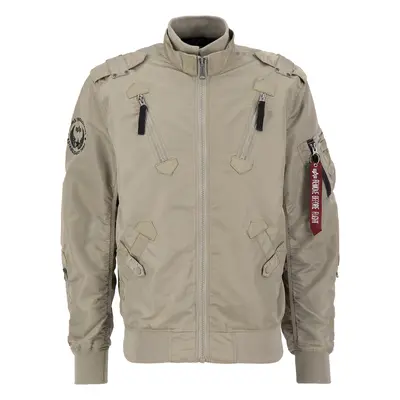 ALPHA INDUSTRIES Átmeneti dzseki 'Falcon II' homok / piros / fekete