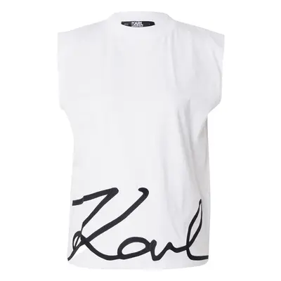 Karl Lagerfeld Top fekete / fehér