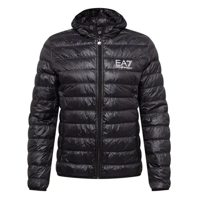 EA7 Emporio Armani Téli dzseki fekete / fehér