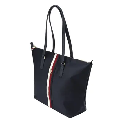 TOMMY HILFIGER Shopper táska 'Peppy' éjkék / piros / fehér