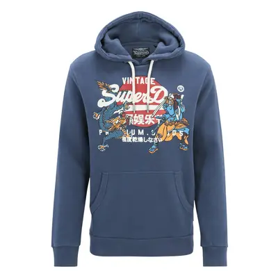 Superdry Tréning póló 'Tokyo' tengerészkék / méz / piros / fehér